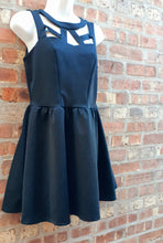 Load image into Gallery viewer, Black Glam Cocktail Dress Size Large Kargo Fresh