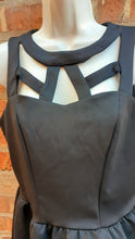 Load image into Gallery viewer, Black Glam Cocktail Dress Size Large Kargo Fresh