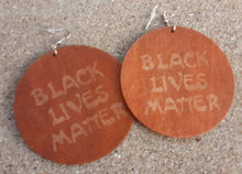 Load image into Gallery viewer, Black Lives Matter Earrings Kargo Fresh
