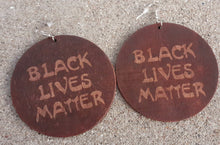 Load image into Gallery viewer, Black Lives Matter Earrings Kargo Fresh