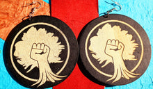 Load image into Gallery viewer, Black Power Fist Afrocentric Earrings Kargo Fresh