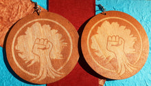 Load image into Gallery viewer, Black Power Fist Afrocentric Earrings Kargo Fresh