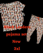 Load image into Gallery viewer, Black leaders pajama set new 2xl Kargo Fresh