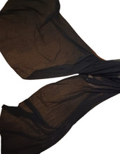 Load image into Gallery viewer, Blck dress with long chiffon train Small Kargo Fresh