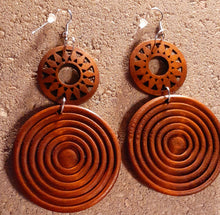 Load image into Gallery viewer, Boho Chic Dangle Wooden Earrings Kargo Fresh