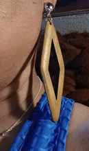 Load image into Gallery viewer, Boho minimalist Wood Clip On Earrings Kargo Fresh