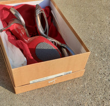 Load image into Gallery viewer, Christian Louboutin Anna 120 Silver Mettalic Heels 38.5 Kargo Fresh