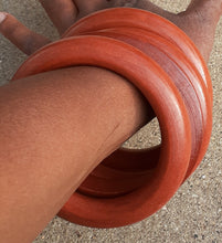 Load image into Gallery viewer, Chunky Wooden Bangle Set Kargo Fresh