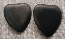 Load image into Gallery viewer, Chunky Wooden Clip On Heart Earrings Kargo Fresh