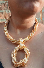 Load image into Gallery viewer, Chunky clip on chain necklace and earrings set Kargo Fresh