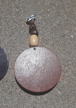 Load image into Gallery viewer, Chunky handmade Natural Wood Clip On Earrings Kargo Fresh