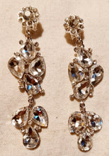 Load image into Gallery viewer, Chunky rhinestone cluster clip on earrings Kargo Fresh