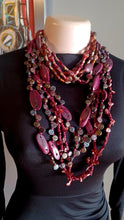 Load image into Gallery viewer, Chunky vintage mixed materials necklace set of 3 Kargo Fresh