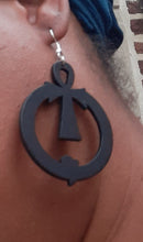 Load image into Gallery viewer, Classic Wooden Ankh Earrings Kargo Fresh