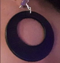 Load image into Gallery viewer, Classic Wooden Hoop Earrings Kargo Fresh