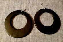 Load image into Gallery viewer, Classic Wooden Hoop Earrings Kargo Fresh