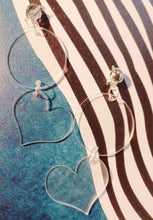 Load image into Gallery viewer, Clear acrylic pop art clip on earrings Kargo Fresh