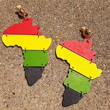 Load image into Gallery viewer, Clip On Africa Earrings Kargo Fresh