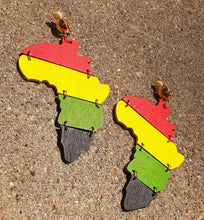 Load image into Gallery viewer, Clip On Africa Earrings Kargo Fresh