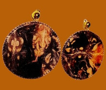Load image into Gallery viewer, Clip on African Leather Tribal Earrings Kargo Fresh