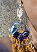 Load image into Gallery viewer, Clip on rhinestone hoops Kargo Fresh