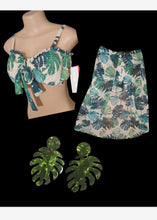 Load image into Gallery viewer, Cute monstera leaf beach set 3xl Kargo Fresh