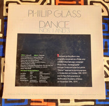 Load image into Gallery viewer, Dance Nos. 1 and 3 - Phillip Glass 1980 33 RPM Lp 1980 Kargo Fresh