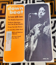 Load image into Gallery viewer, DownBeat Magazine ; RARE JIMI HENDRIX INTERVIEW Issue April 4 1968 Kargo Fresh