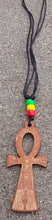 Load image into Gallery viewer, Engraved Mens Ankh Necklace Kargo Fresh