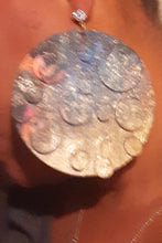 Load image into Gallery viewer, Extra Large Abstract handpainted Wooden Earrings Kargo Fresh