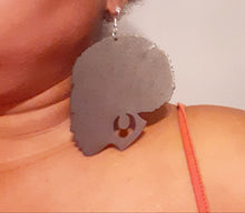 Load image into Gallery viewer, Extra Large Afrocentric Profile Earrings Kargo Fresh