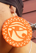 Load image into Gallery viewer, Extra Large Eye of Horus Earrings Kargo Fresh