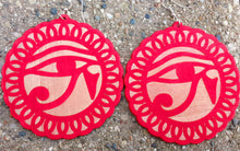 Load image into Gallery viewer, Extra Large Eye of Horus Earrings Kargo Fresh