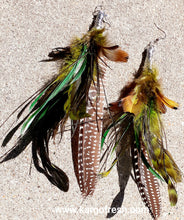 Load image into Gallery viewer, Extra Large Feather Earrings Kargo Fresh