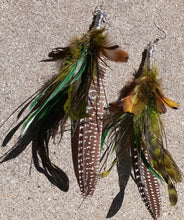 Load image into Gallery viewer, Extra Large Feather Earrings Kargo Fresh