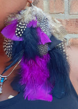 Load image into Gallery viewer, Extra Large Feather Earrings Kargo Fresh