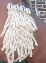 Load image into Gallery viewer, Extra Large Handmade Rope Tassel Earrings Kargo Fresh