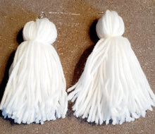 Load image into Gallery viewer, Extra Large Handmade Yarn Tassel Earrings Kargo Fresh