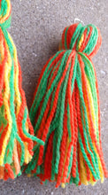 Load image into Gallery viewer, Extra Large Handmade Yarn Tassel Earrings Kargo Fresh
