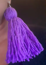Load image into Gallery viewer, Extra Large Handmade Yarn Tassel Earrings Kargo Fresh