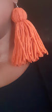 Load image into Gallery viewer, Extra Large Handmade Yarn Tassel Earrings Kargo Fresh