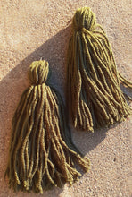 Load image into Gallery viewer, Extra Large Handmade Yarn Tassel Earrings Kargo Fresh