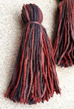 Load image into Gallery viewer, Extra Large Handmade Yarn Tassel Earrings Kargo Fresh