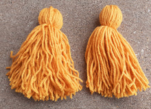 Load image into Gallery viewer, Extra Large Handmade Yarn Tassel Earrings Kargo Fresh