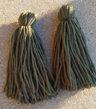 Load image into Gallery viewer, Extra Large Handmade Yarn Tassel Earrings Kargo Fresh
