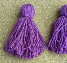 Load image into Gallery viewer, Extra Large Handmade Yarn Tassel Earrings Kargo Fresh