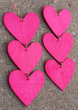 Load image into Gallery viewer, Extra Large Heart Earrings 6 inch Kargo Fresh