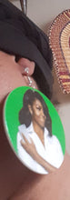 Load image into Gallery viewer, Extra Large Michelle Obama Cameo Earrings Kargo Fresh