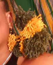 Load image into Gallery viewer, Extra Large Pom Pom Tassel Earrings Kargo Fresh