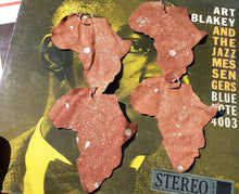 Load image into Gallery viewer, Extra large 8 inch handmade Genuine Leather Africa Earrings Kargo Fresh